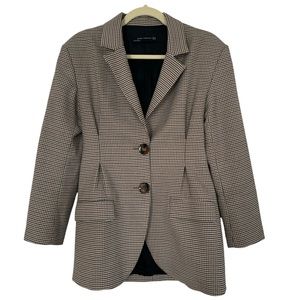 Zara Houndstooth Blazer